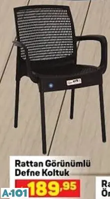 RATTAN GÖRÜNÜMLÜ DEFNE KOLTUK